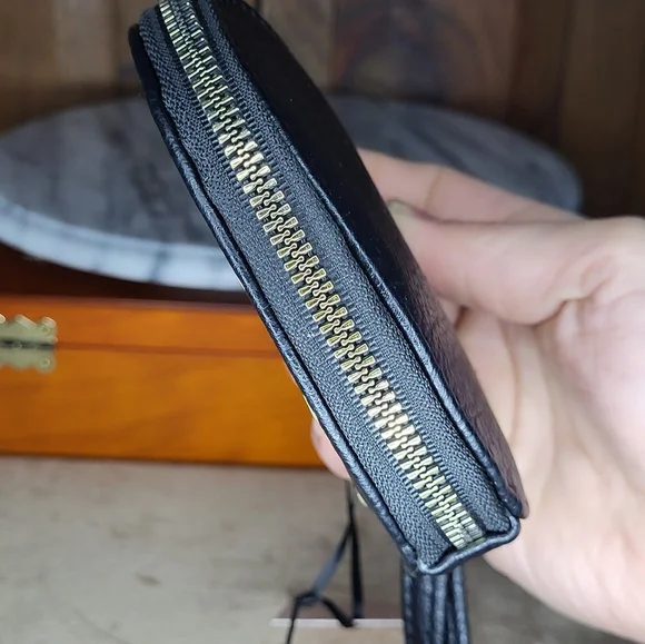 Juicy Couture Black Heart-Shaped Wristlet - Picture 9 of 14